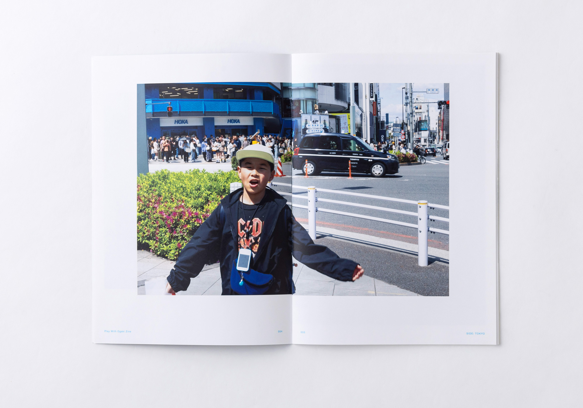 PLAY WITH OGAKI ZINE vol.2 デザイン