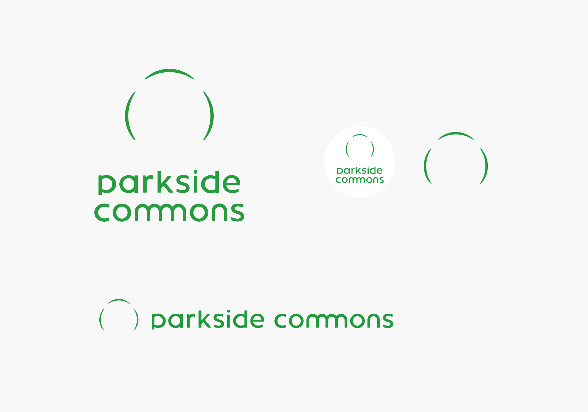 Parkside Commons ロゴの展開